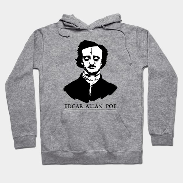 METAL ALLAN POE Hoodie by theanomalius_merch